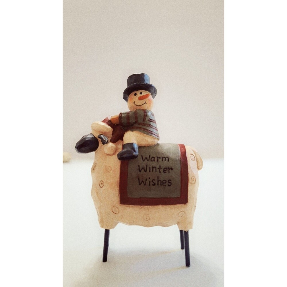 Blossom Bucket Sheep/Snowmen Retired 2009 Lot of 5 Boston Road By Barbara Lloyd - Picture 6 of 15